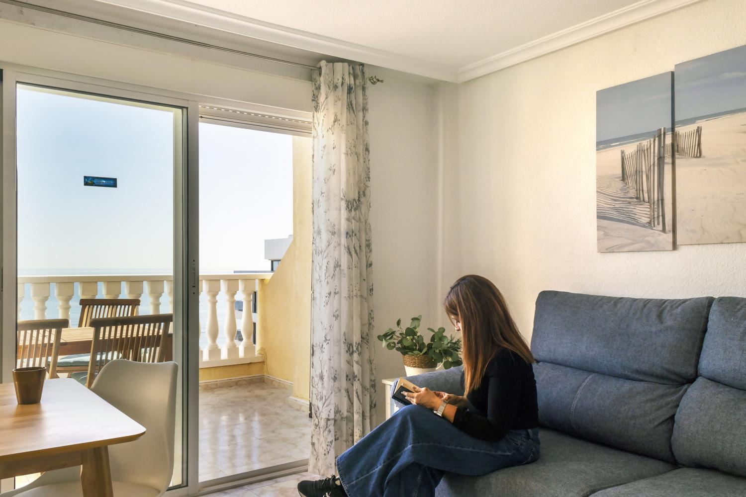 Atico Pink Seafront Apartment La Mata  Ngoại thất bức ảnh